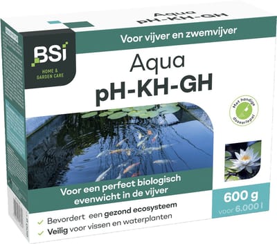 BSI - Aqua pH-KH-GH - Voor een perfect biologisch evenwicht in de vijver - 600 g voor 6.000 L
