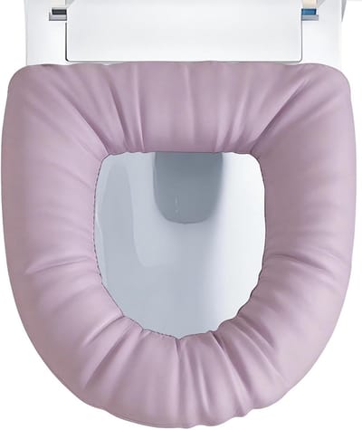 Toiletbril Pad - Zachte Toiletzitting - Comfortabel Zitten - Vlekbestendig Ontwerp - 40 x 38 cm - Grijs