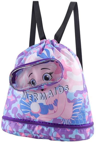 Zwemtas voor Kinderen - Waterdicht met Droog/Nat Scheidingsdesign - 34 x 10 x 37 cm