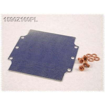 Hammond Electronics 1590Z100PL 1590Z100PL End plate Plaatstaal Natuur 1 stuk(s)