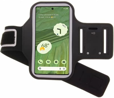 Hoesje geschikt voor Google Pixel 7 hardloop armband - Sportband - hoesje - zwart