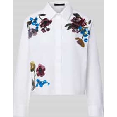 Boxy fit blouse met pailletten