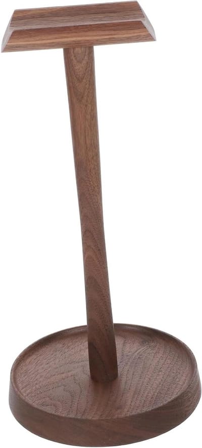 Hoofdtelefoonhouder - Oortelefoonstandaard - Bureau Organisatie - Afneembaar Ontwerp - 28 cm Hoog - Koffie