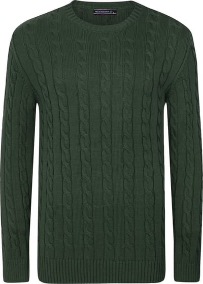 Felix Hardy Gebreide Trui - Sweater Heren Grün - 2Xl
