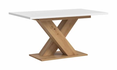 Motion uitschuifbare eettafel Artisan NB wit NB - 90x150x76cm