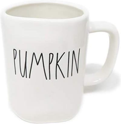 Rae Dunn - mok - grote mok - herfstmok - pompoen mok - herfst deco - farmhouse decoratie - keuken - servies - pumpkin - pompoen - PSL