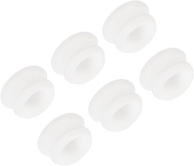 Siliconen Afsluitdoppen - Rubberen Pluggen - Gaten Afwerken - Hoge Elasticiteit - Diameter 23 mm - Wit
