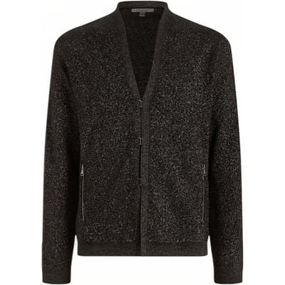 John Varvatos Claremont Regular Fit Ls Hook Bar Jack Black Größe: L | Cardigans Outlet | Herren | Schwarz