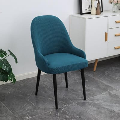 Housse de chaise ananas courbée simple jacquard ménage avec housse de fauteuil couverture quatre saisons universelle anti-poussière élastique housse de chaise 39*36*39cm