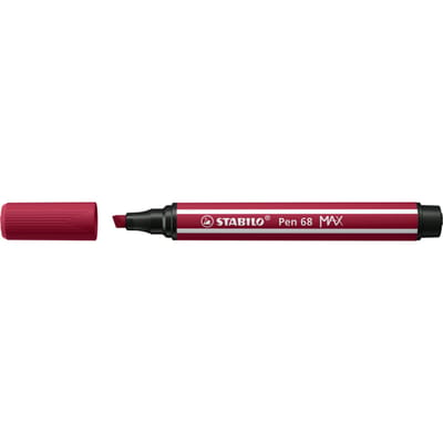 STABILO Pen 68 MAX - Fibre-tip Pen with Thick Chisel Tip - Heather Purple