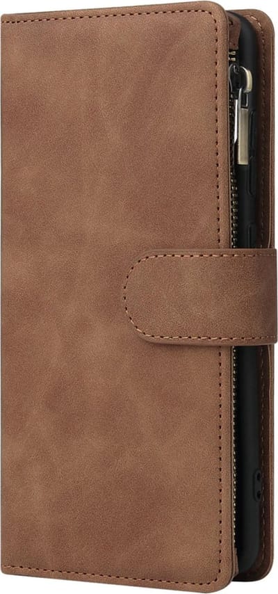 Geschikt voor Samsung Galaxy S20 Bookcase - Bruin - Portemonnee hoesje