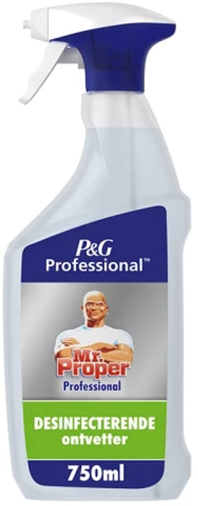 Mr. Proper Desinfecterende Ontvetter, Spray Van 750ml 8001090751973