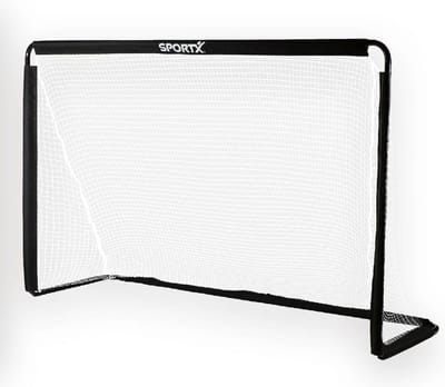 Metalen Voetbaldoel – SportX – Voetbalgoal voor Tuin – 182 x 60 x 122 cm – Staal – incl. Net & Grondharingen – Kinderen & Volwassenen