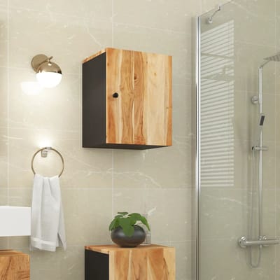 vidaXL - Badkamerwandkast - 38x33x48 - cm - massief - acaciahout