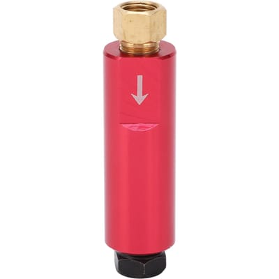 3 8‑24NPT Valve de Pression Résiduelle 10Lbs Alliage d'Aluminium Haute Résistance Clapet Anti-retour Universel pour Frein à Tambour