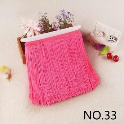 10M 10-30cm Meetee Franje Kwastjes Franjes voor Tassen Decoratieve Afwerkingen Franjes voor Gordijnen Kleding Kant Lint Stof Accessoires 10cm