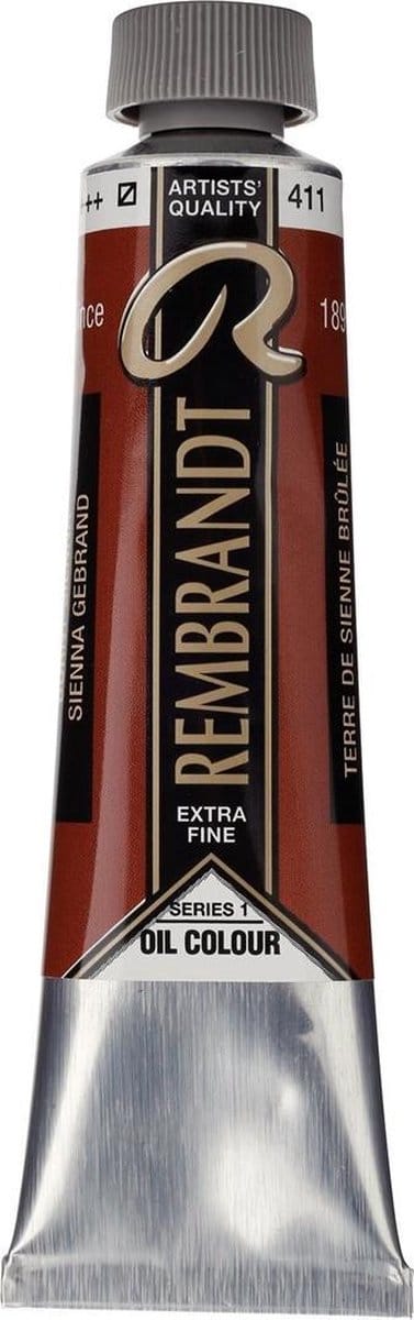 Rembrandt Olieverf Tube 40 ml Sienna Gebrand 411