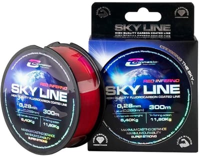 Cinnetic Sky Monofilament 300 M Rood 0.240 mm