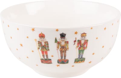 Clayre & Eef Soepkom 500 ml Beige Porselein Notenkrakers