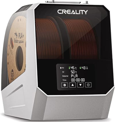 Filament Droger - 3D Print Materiaal - Print Kwaliteit Verbeteren - Dubbele Rol Capaciteit - 48 Uur Timer - Grijs