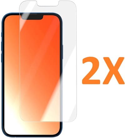 Screenprotector Glas - Tempered Glass Screen Protector Geschikt voor: Apple iPhone 16E - 2x