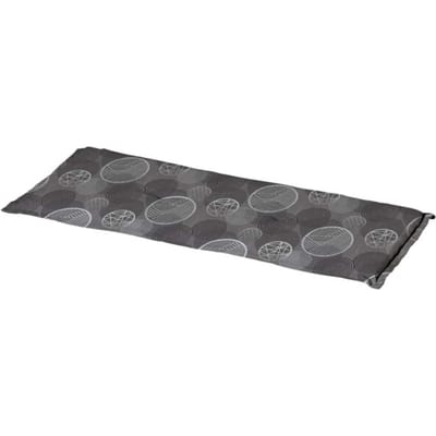 Madison - Bankkussen - Circle Grey - 150x48cm - Grijs - Tuinbank Kussen - Buitenbank - Tuinkussen