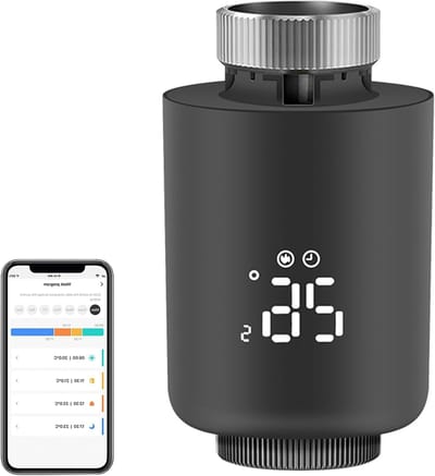 Programmeersysteem voor Radiatorkranen: Slimme Thermostaat met Zigbee, App-besturing en Compatibiliteit met Alexa en Google Home voor Efficiënte Verwarming
