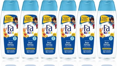 Fa Kids Pirate Douche & Shampoo 6 x 250 ml - Grootverpakking