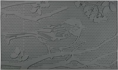 Deurmat rubber vogel 45 x 75 cm