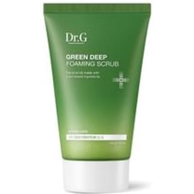 Dr.G Green Mousse Nettoyante Profonde Gommante Nettoyage des Pores Exfoliant 120g