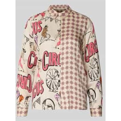Overhemdblouse met knoopsluiting