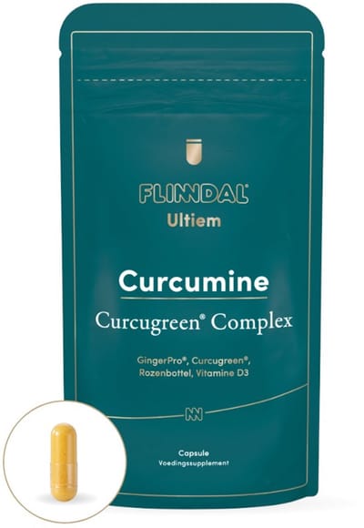 Ultiem Curcumine Curcugreen® Complex - Bevat gepatenteerde Curcumine, Curcugreen® voor 700% betere opname - 90 capsules