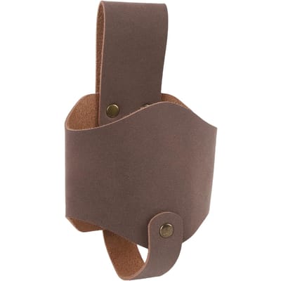 Leren Bierriemhouder Buiten Bierfles Drank Waist Pouch voor Barbecue Picknick Kamperen