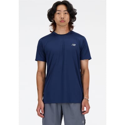 New Balance Sport Essential T-Shirt Heren Sportshirt - NAVY