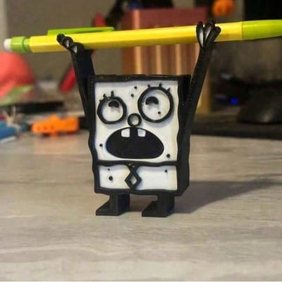 1 stuks Graffiti Cartoon Penhouder, Creatieve Bureau-organizer, Leuk Decoratief Item, Kindercadeau Multicolor black