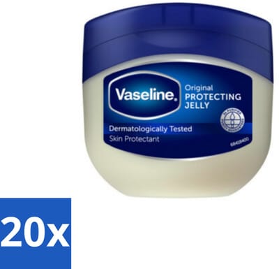 Vaseline - Original - Huidverzorging - Dermatologisch Getest - 100 ml - Bulkverpakking - 20 stuks