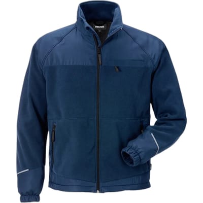 Fristads Winddicht Fleecejack 4411 Fle - Donker marineblauw - XS