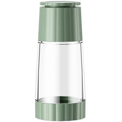 Moulin à Poivre Rotatif Manuel Sel de Mer Poivre Bouteille d'Assaisonnement Réglable Transparent Moulin à Poivre Bouteille d'Assaisonnement de Cuisine gray