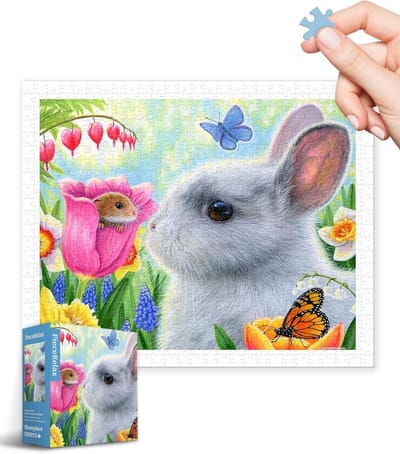Puzzel Volwassenen - 500 Stukjes - Ontspannend Tijdverdrijf - Levendig Magisch Design - 37.8 x 31 cm - Tulpen Vriendje