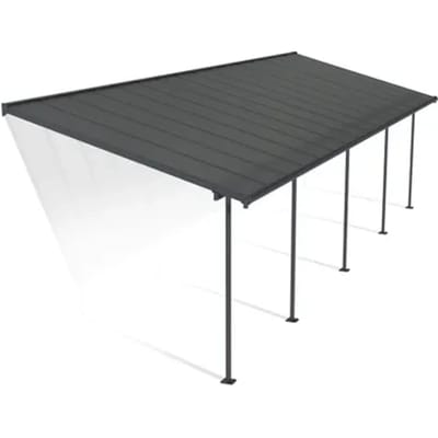 Palram | Canopia - Terrasoverkapping Capri - Grijs - 971x295x299cm