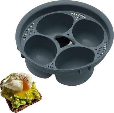 Eierkokers - Geschikt voor Thermomix TM5 TM6 -4 in 1 Poached Egg Cooker
