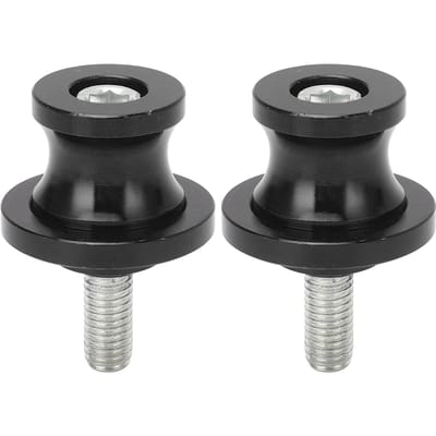 1 Paar Motorfiets Swingarm Bobbins CNC Hoge Sterkte Universele M8 Swingarm Stand Schroef voor Z900 zwart