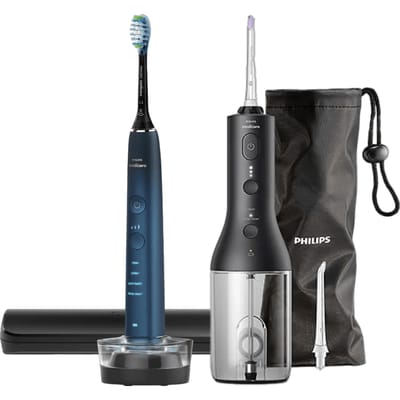 Philips Sonicare DiamondClean 9000 HX9911/88 + Power Flosser Zwart