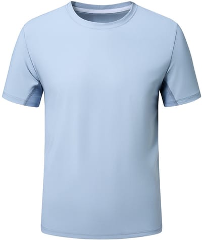 YOUTHUP Heren Sneldrogend Sport T-Shirt - Reflecterende Strepen Achter - S