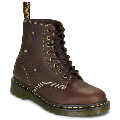 Laarzen Dr. Martens Pascal Flower Dark Brown Grizzly