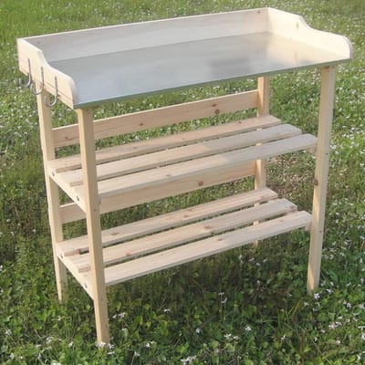 Houten Planttafel voor de Tuin - Organiseer en Bescherm Je Planten