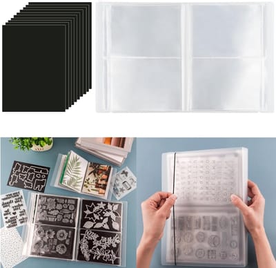 Opslagtas voor Stencils en Snijmallen met Magnetische Rubber Vellen - Ideaal voor DIY, Scrapbooking en Fotoalbums