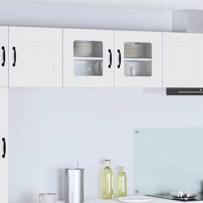 vidaXL - Vaatwasserpaneel - Kalmar - Wit - 80 - x - 31 - x - 40 - cm - Bewerkt - hout