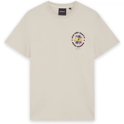 Lyle & Scott - Heren t-shirt - Maat S - Mannen - W503 Putty -