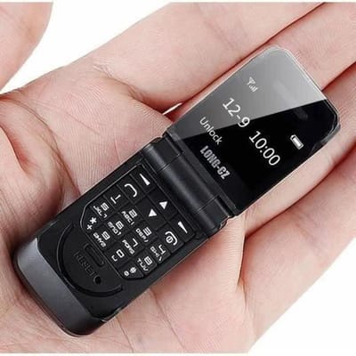 Téléphone portable Bluetooth sans fil - YWEI - Mini Flip BL35133-QUOXO Blanc - 0,66  écran - Dialer FM magique